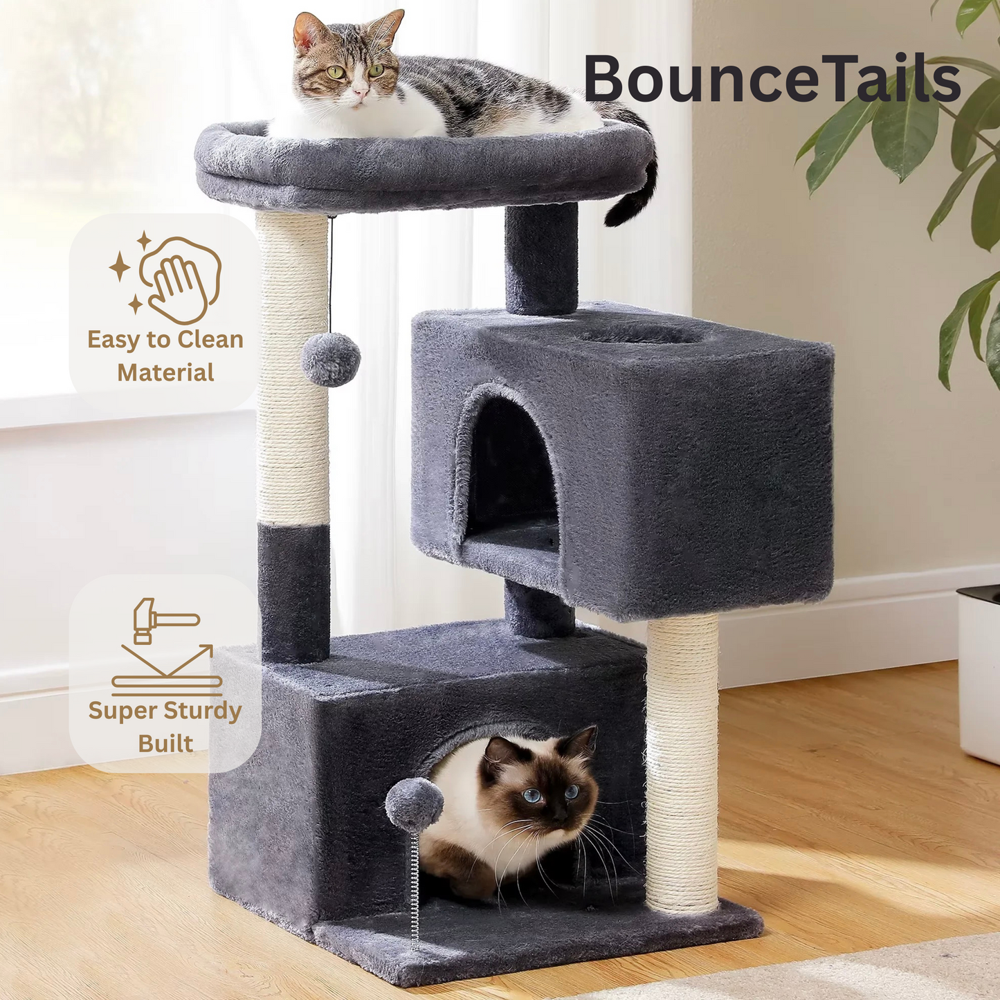 Cat Tree for Large Cats Cat Tower for Indoor