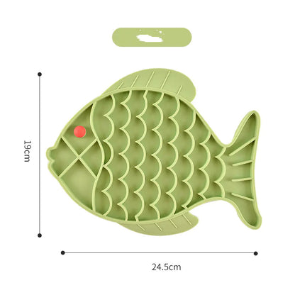Silicone Slow Feeder Plate for Dogs and Pets